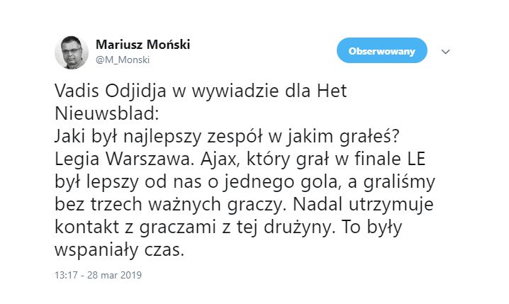 NAJLEPSZY klub w karierze Odjidji-Ofoe